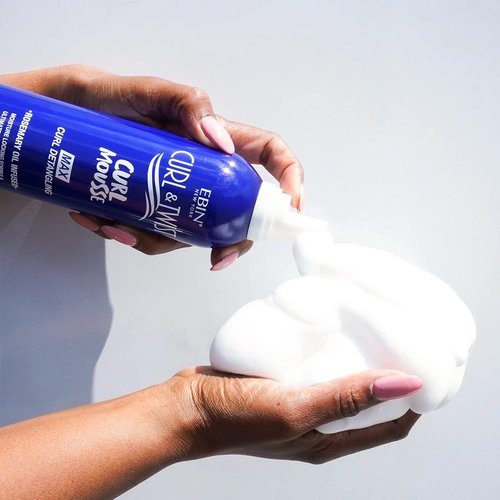 Curl & Twist Supreme Curl Detangling Mousse - Moisture-Rich Formula with Rosemary & Olive Oil | 12.49 fl oz