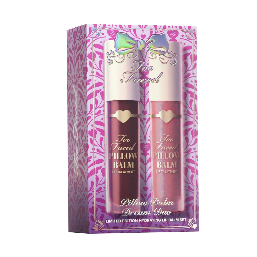 Too Faced Pillow Balm Dream Duo - Hyaluronic Acid Moisturizing Lip Treatment Gift Set