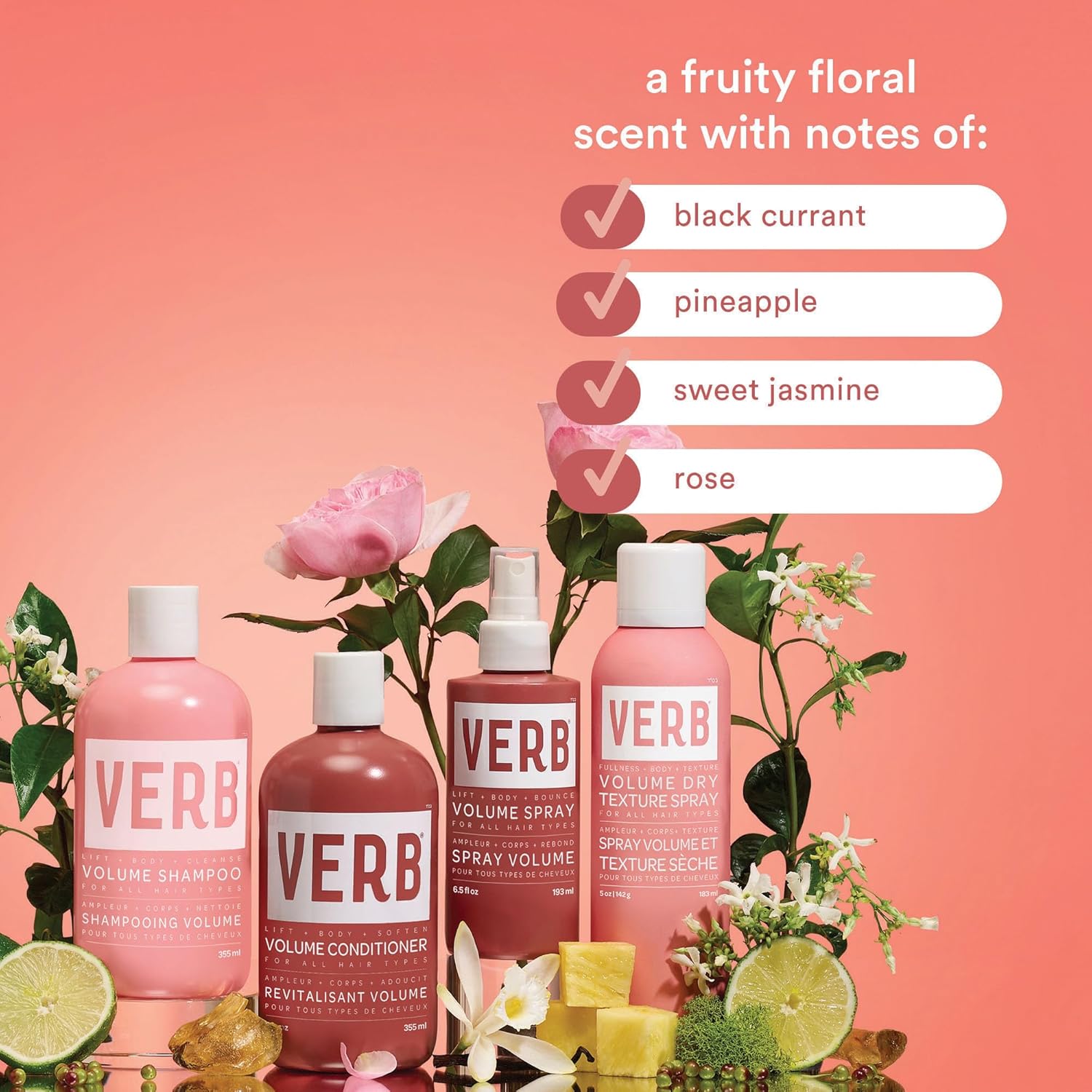 VERB Volume Dry Texture Spray - Boost Volume & Fullness with Weightless Grit - Sulfate & Paraben Free