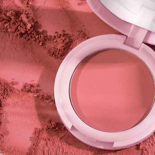 Mally Beauty Bulletproof Powder Blush - Confident Coral - Long-Lasting Matte Finish Compact Blush