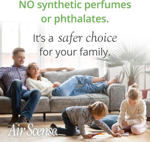 Air Scense Air Freshener | Natural Orange Deodorizer Spray for Home & Bathroom - 7 fl oz (2-Pack)