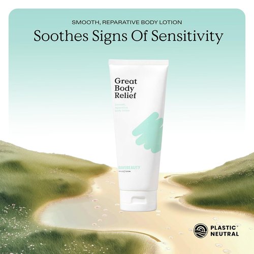 KraveBeauty Body Lotion - 24-Hour Moisture & Skin Barrier Repair for Dry/Sensitive Skin | 200 mL