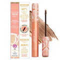 Grande Cosmetics GrandeBROW 2-in-1 Tinted Brow Gel + Brow Enhancing Serum for Thicker & Darker-Looking Eyebrows, Shape & Fill Brows, with Castor Oil & Mini Fibers - Light, Full Size (0.12 fl oz)