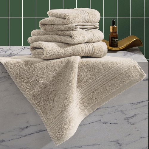 Ted Baker 4-Pack Washcloth Set - 100% Cotton - Soft, Highly Absorbent - 13" x 13", Tan Beige