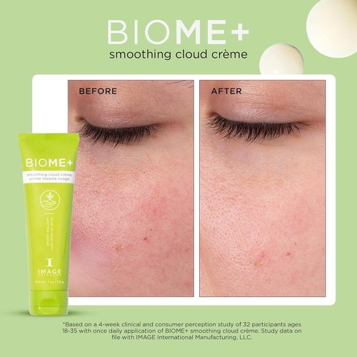 IMAGE Skincare BIOME+ Smoothing Cloud Crème - Microbiome Friendly Night Cream for Hydrated Skin