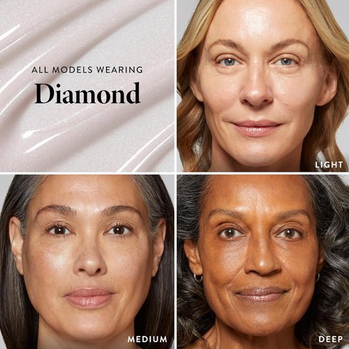 Laura Geller New York Spackle Primer - Diamond - 2 Fl Oz Super-Size Hyaluronic Acid Makeup Primer for Mature Skin