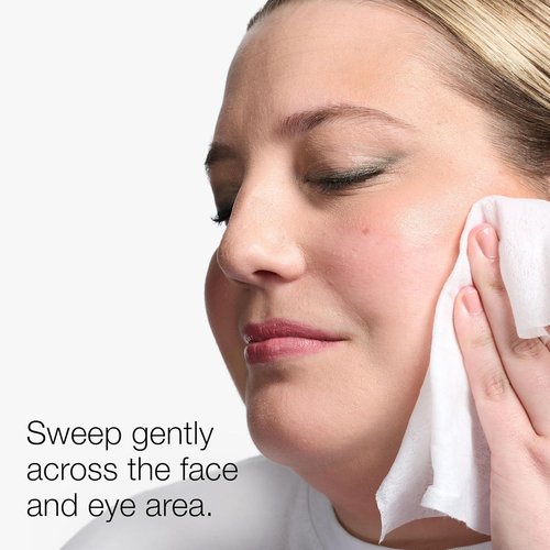 Clinique Micellar Cleansing Makeup Remover Wipes - No Water Needed, Perfect for Travel | 50 Count