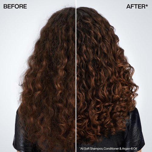 Redken All Soft Argan-6 Oil Treatment - Deep Conditioning for Dry Hair, Adds Softness & Shine