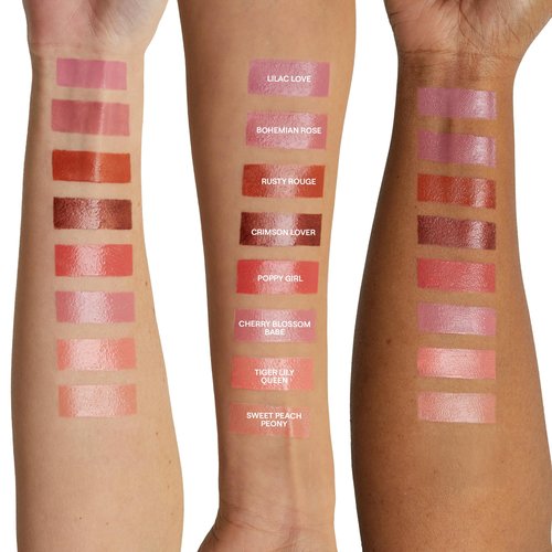 Nudestix Nudies Bloom All Over Dewy Color – 3-in-1 Cream Blush Stick for Cheeks, Eyes & Lips with Built-In Brush | Sheer, Glossy Finish | Vegan, Long-Wear, Multi-Use Makeup (Bohemian Rose)