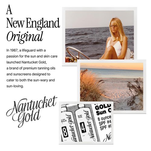 Nantucket Gold 100% Invisible Daily Face Moisturizer with SPF 40 + Hyaluronic Acid + Vitamin C, Weightless, Scentless, Primer - For All Skin Skin Tones - 1.7 fl oz