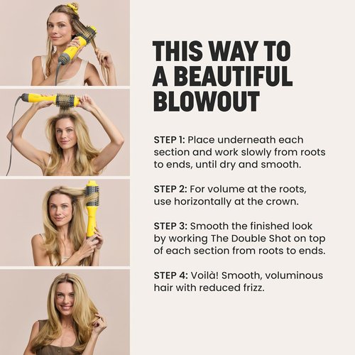 Drybar Blow-Dryer Shot Collection - Faster Blowouts with Volume & Less Frizz | Select Your Ideal Barrel Size