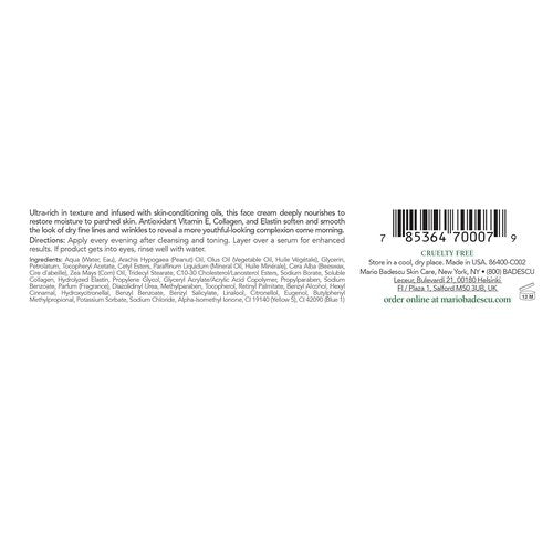Mario Badescu Night Cream - Hydrating Face Moisturizer for Youthful Skin | Vitamin E & Elasto Collagen