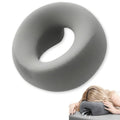 Flaskars Face Down Pillow with Breathable Fabric for Massage Table, Memory Foam Stomach Sleeping Cushion, Massage Face Cradle Headrest for Spa, Eye Surgery Recovery and Relaxation (Gray)