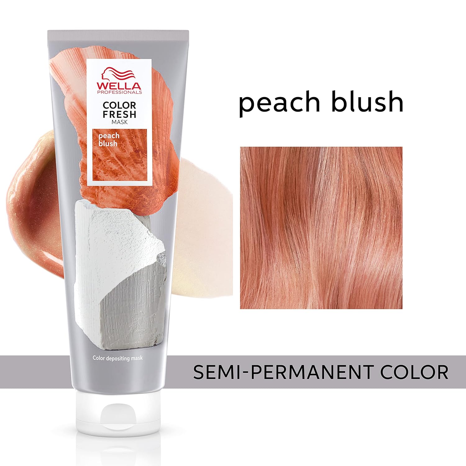 Wella Color Fresh Mask - Color-Depositing Hair Mask for Vibrant, Refreshed Color | Vegan Avocado Oil Formula | 5 Fl Oz