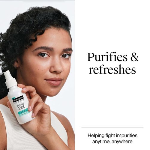 Neutrogena Evenly Clear Hypochlorous Acid Spray - Purifying Face & Body Mist for Acne-Prone Skin | 4 fl. oz