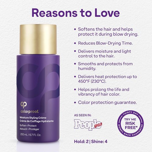 Colorproof Moisture Styling Crème - Leave-In Moisturizing Heat & Color Protection Cream | 6.7 FL. Oz.