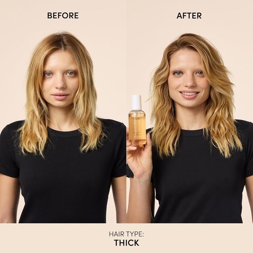 OUAI Wave Spray - Travel Size Texture Spray with Coconut Oil & Rice Protein - Adds Volume & Shine for Beach Waves (3 fl oz)