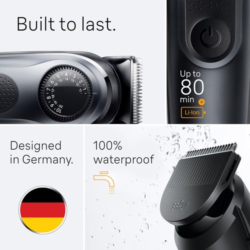 Braun All-in-One Style Kit Series 5 5471 - 8-in-1 Trimmer for Men | Beard, Body & Hair Clippers, Waterproof, 40 Length Settings