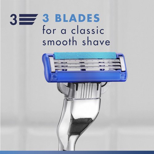 Gillette Mach3 Turbo Razor for Men, 17 Blade Refills