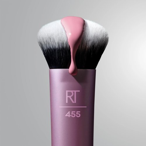Real Techniques Cat Paw Blush Brush, Liquid & Cream Blush Makeup Brush, Unique Paw Shape for Lifted Natural Color, Soft UltraPlush Blending Bristles, Cruelty-Free, 1 Count