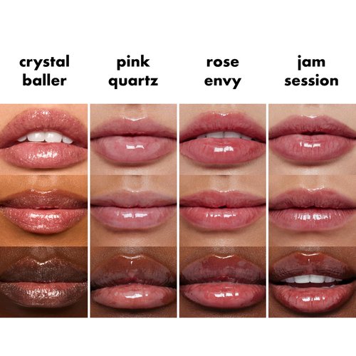 e.l.f. Glow Reviver Quad Goals Lip Oil Kit, 4 Hydrating, Non-Sticky Glossy Tinted Lip Oils, Lip Gloss Set, Moisturizing Lip Care, Vegan & Cruelty-Free