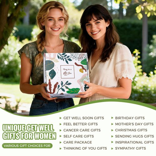 Get Well Gifts for Women Self Care Gift Baskets Chemo Care Package Inspirational Relaxation Feel Better Grief Thinking of You Surgery Recovery condolences Sympathy Gifts for Her Christian Mom Friend