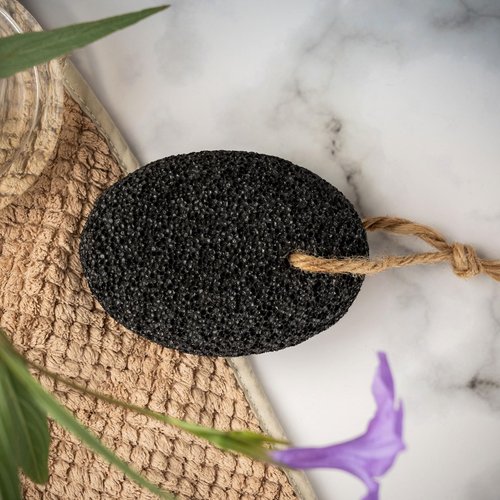 CopesFuda Natural Volcanic Pumice Stone for Feet & Hands. Foot Scrubber for Dead Skin Remover & Deep Cleansing, Cone Shape Stone for Hard-to-Reach Areas Corn Removal, 2 Pcs, Ready-to-Gift Design