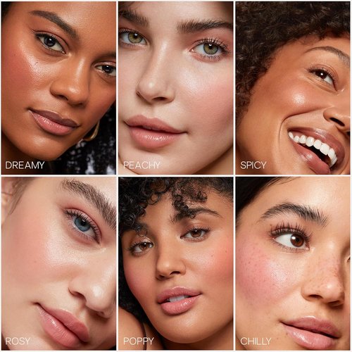 Saie Dew Liquid Blush - Hydrating Cream Blush Stick for a Natural Flush | Buildable & Blendable - Chilly (.40 oz)