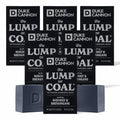 Duke Cannon Lump of Coal Holiday Soap – Charcoal, Bergamot & Black Pepper – 10oz XL, Paraben-Free, Triple-Milled, Hydrating, American-Made Men's Gift 6 Pack