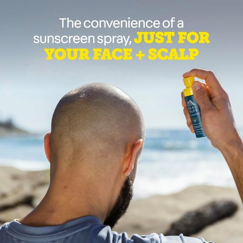Oars + Alps SPF 35 Face & Scalp Sunscreen Spray - Water & Sweat Resistant, Aloe Vera & Cucumber, 1.5oz