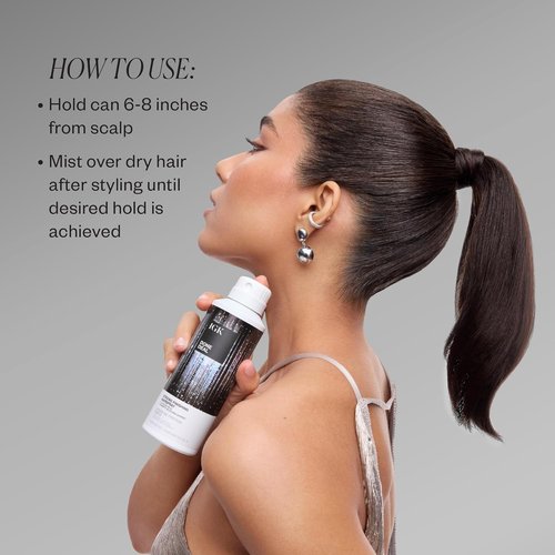 IGK Done Deal Strong Hold Finishing Hairspray - Long-Lasting, Humidity-Resistant Control for All Hair Types, 5 oz
