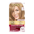 L'Oreal Paris Excellence Crème Hair Dye - Triple Care Color with Hyaluronic Acid for 100% Gray Coverage | 8 Medium Blonde, 1 Kit