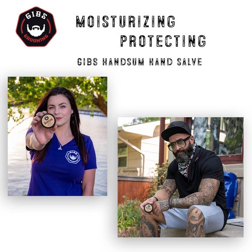 GIBS Grooming Handsum Man Salve - Nourishing Skin Balm for Men | 1.8 oz Size