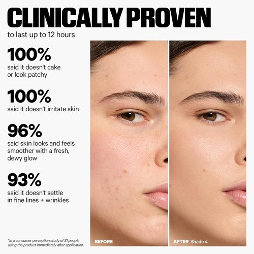 Milk Makeup Hydro Grip Skin Tint - 12HR Hydrating Gel with Hyaluronic Acid for Natural Dewy Finish