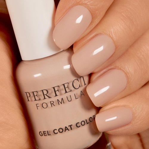 Perfect Formula Gel Coat Manicure Set - Nail Strengthener, Keratin Nail Treatment, Pink, Powder Pink, Taupe and Clear - Nail Strengthener for Damaged Nails - Made In The USA, 0.17 Fl Oz (4 Pieces)