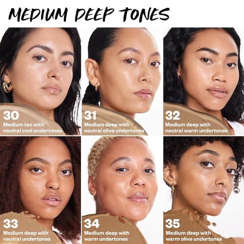 Kosas BB Burst Tinted Face Gel Cream - Hydrating & Lightweight Buildable Coverage - Medium Deep Neutral Olive 31 (1 Oz/30 ML)