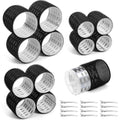 Skiennix Thermal Hair Rollers - 24PCS Jumbo Curlers with Clips for Volume | 63mm, 48mm, 36mm Sizes