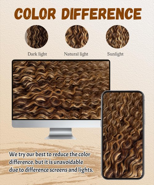 Curly I Tip Hair Extensions Human Hair 4P27 Water Wave Cold Fusion Itip Flawless Microlinks Hair Extensions Invisible Blends Naturally Individual Strands for Black Women 50G 16Inch Brown to Blonde