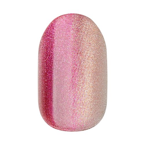 KISS imPRESS No Glue Mani Press On Nails, ColorFX, 'Walk Out', Pink, Short Size, Oval Shape, Includes 30 Nails, Prep Pad, Instructions Sheet, 1 Manicure Stick, 1 Mini File