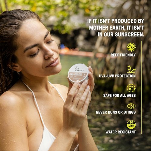 Raw Element Tinted Face Cream - Ultra-Moisturizing SPF 30 Sunscreen with Non-Nano Zinc Oxide | 1.8 oz Bronze