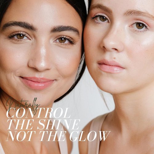 Fitglow Beauty Bamboo Hyaluronic Loose Setting Powder - Translucent Vegan & Organic | Weightless Finish, Pore Blurring | 0.32 oz / 9g