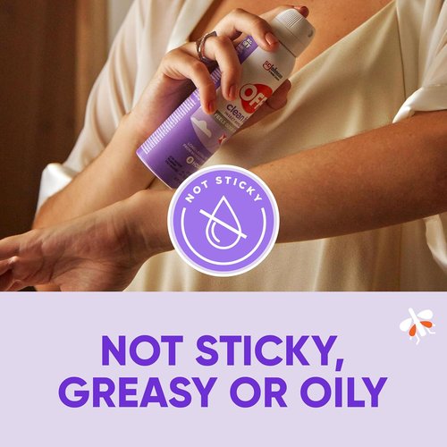 OFF! Clean Feel Insect Repellent - 20% Picaridin Bug Spray for Long-Lasting Mosquito Protection | 5 oz