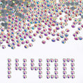 NCB 14400pcs Hotfix Crystal Rhinestones for Clothes Crafts, Hot Fix Bulk Flatback Crystals, Iron on Hotfix for DIY Decoration 100 Gross (Crystal AB, ss10/14400pcs)