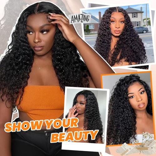 Ms Taj Burmese Curly Hair Bundles 16 18 20 Inch Water Wave with Spiral End Raw Burmese Curly Bundles for Women Protein Synthetic Hair Boast A Human Hair Like Touch for Quick Weave