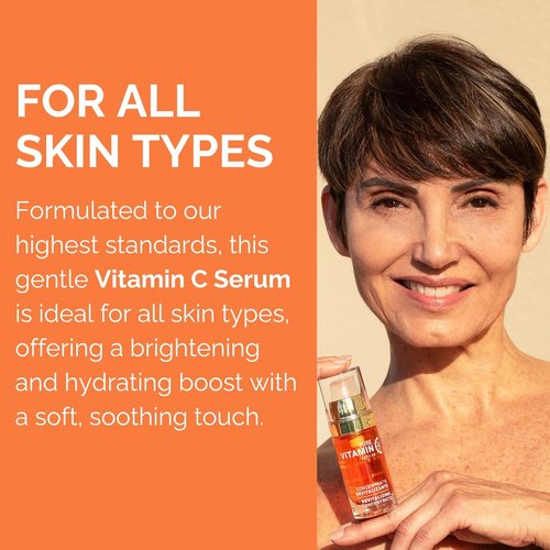 Noche Y Dia Vitamin C Serum - Anti-Aging Hydration for Mature Skin - Targets Sun Spots & Fine Lines - 30mL (1 fl oz)