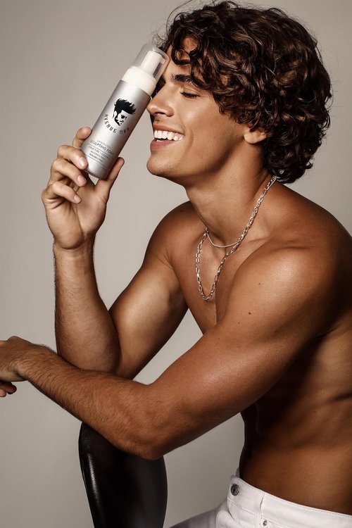 Avenue Man Sculpting Foam - Unscented Frizz Control & Firm Hold Hair Mousse for Men - 7 oz