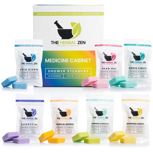 Shower Steamers Aromatherapy Tablets – Variety Pack - Shower Bombs Aromatherapy Made in USA – Valentines Day Gift for Her and Him – Natural Essential Oils – Adult Christmas Stocking Stuffers (14 pack)