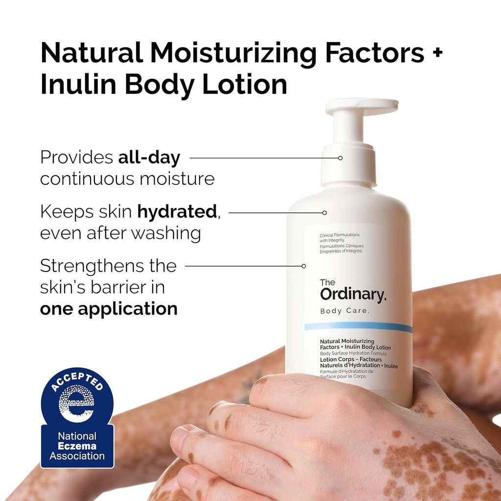 The Ordinary Daily Skincare Set - Niacinamide 5% Face & Body Emulsion, Moisturizing Lotion & Hyaluronic Acid