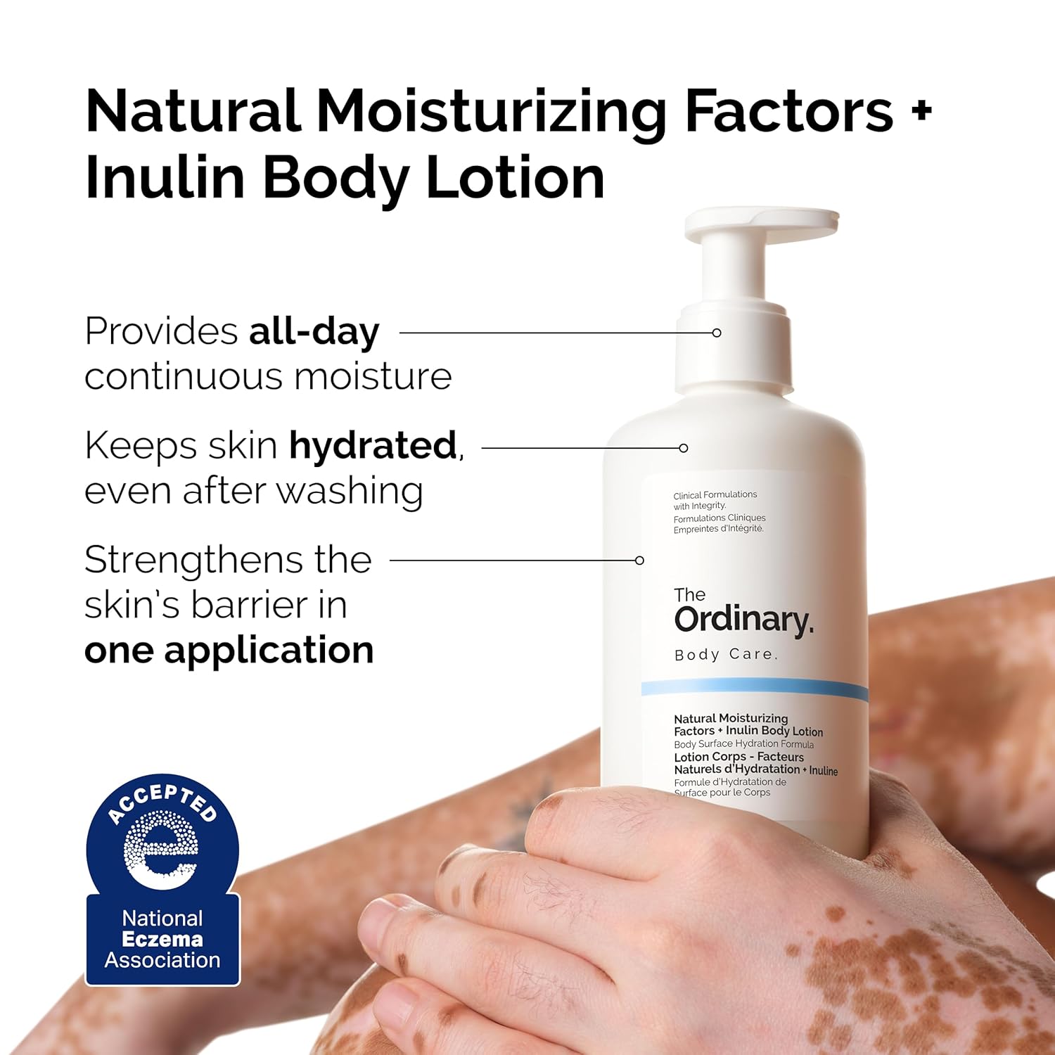 The Ordinary Daily Skincare Set - Niacinamide 5% Face & Body Emulsion, Moisturizing Lotion & Hyaluronic Acid