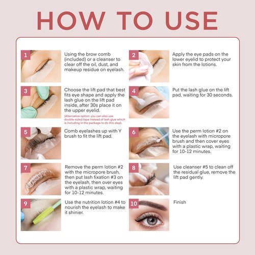 Lash Lift and Brow Lamination Kit: Professional At-Home Lash Lift & Brow Laminate Set, Long-Lasting Curl & Shape, Complete DIY Kit for Salon-Like Results
